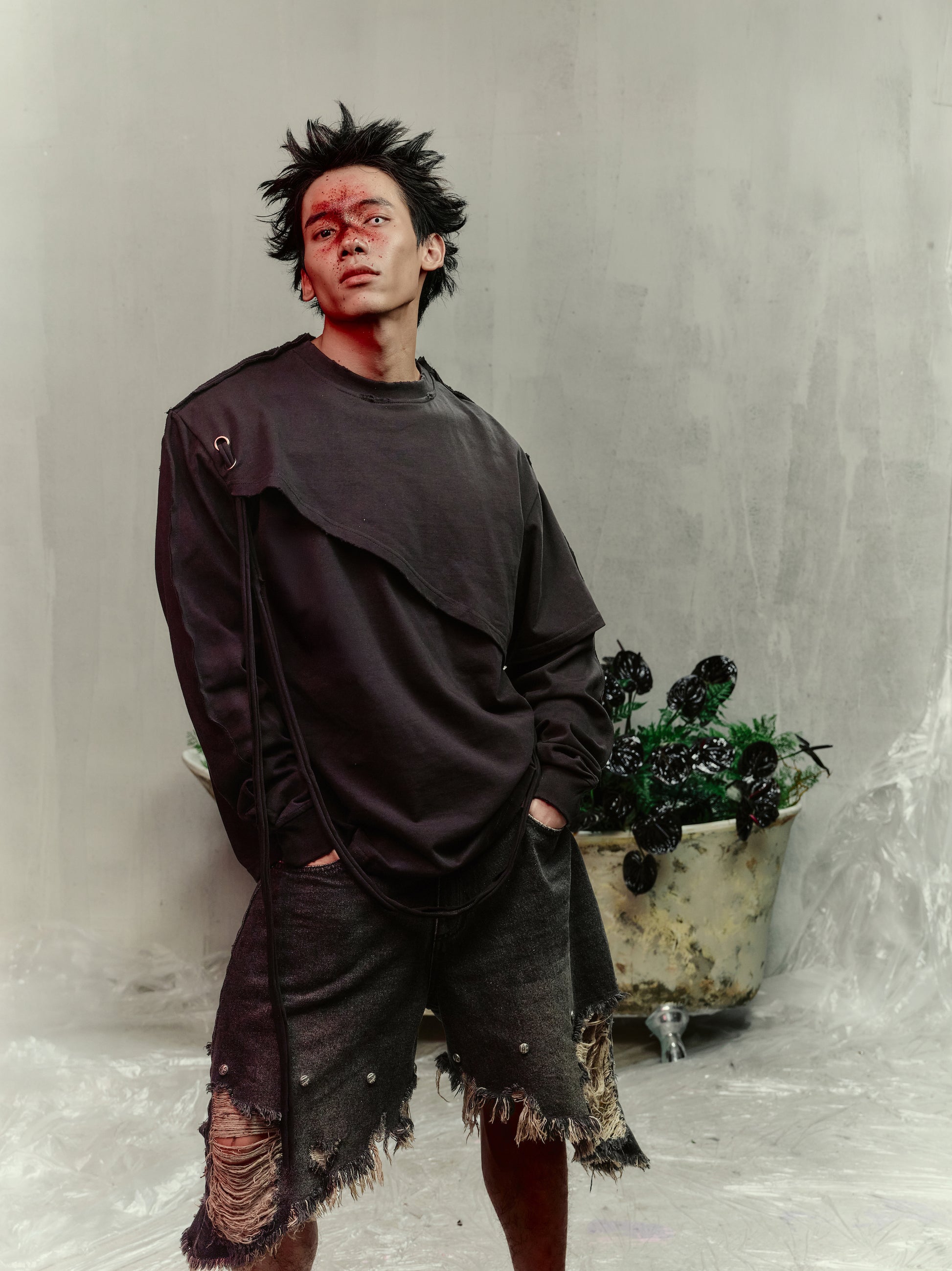 Bijan - Destroyed - Sweater