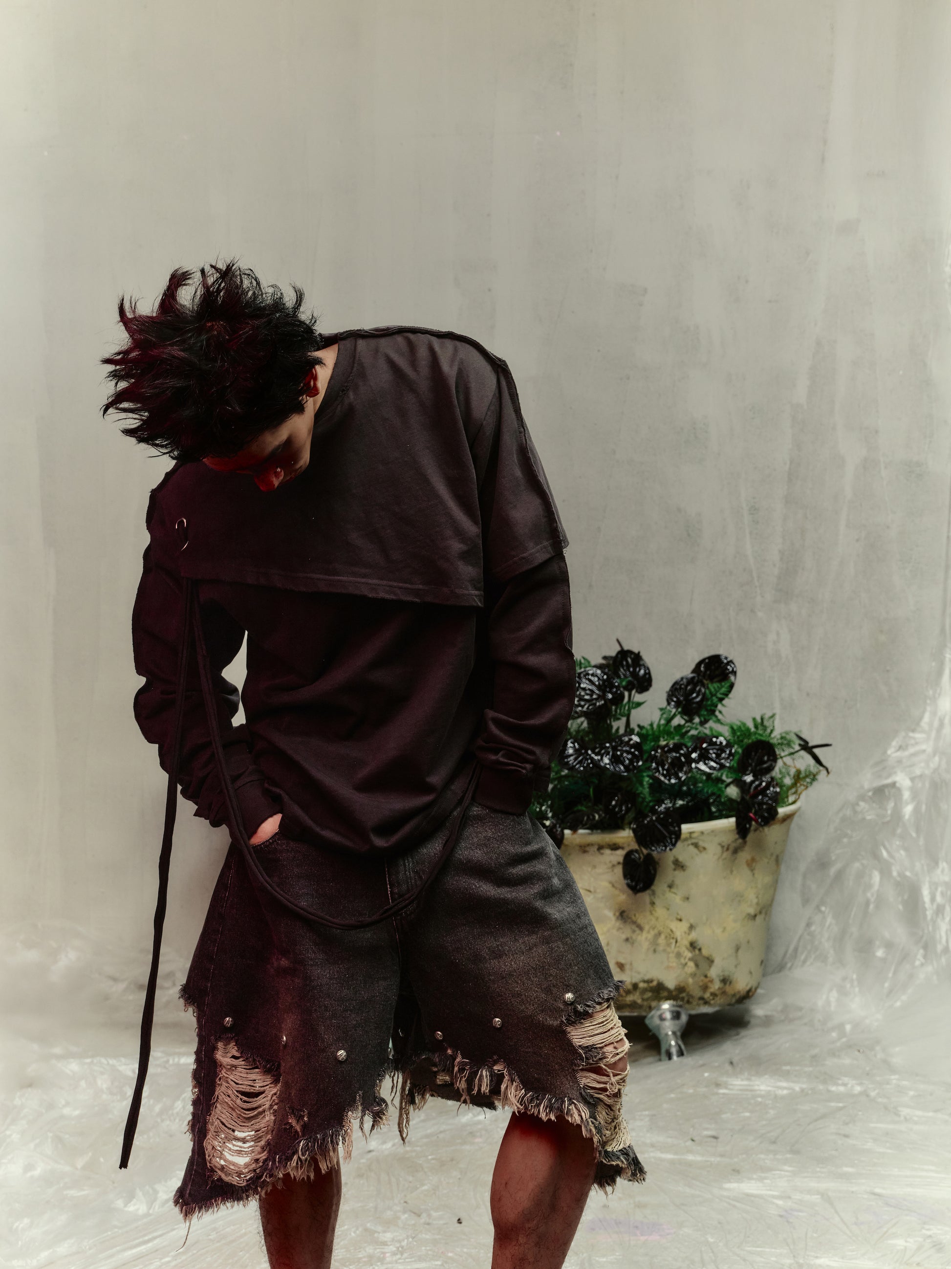 Bijan - Destroyed - Sweater