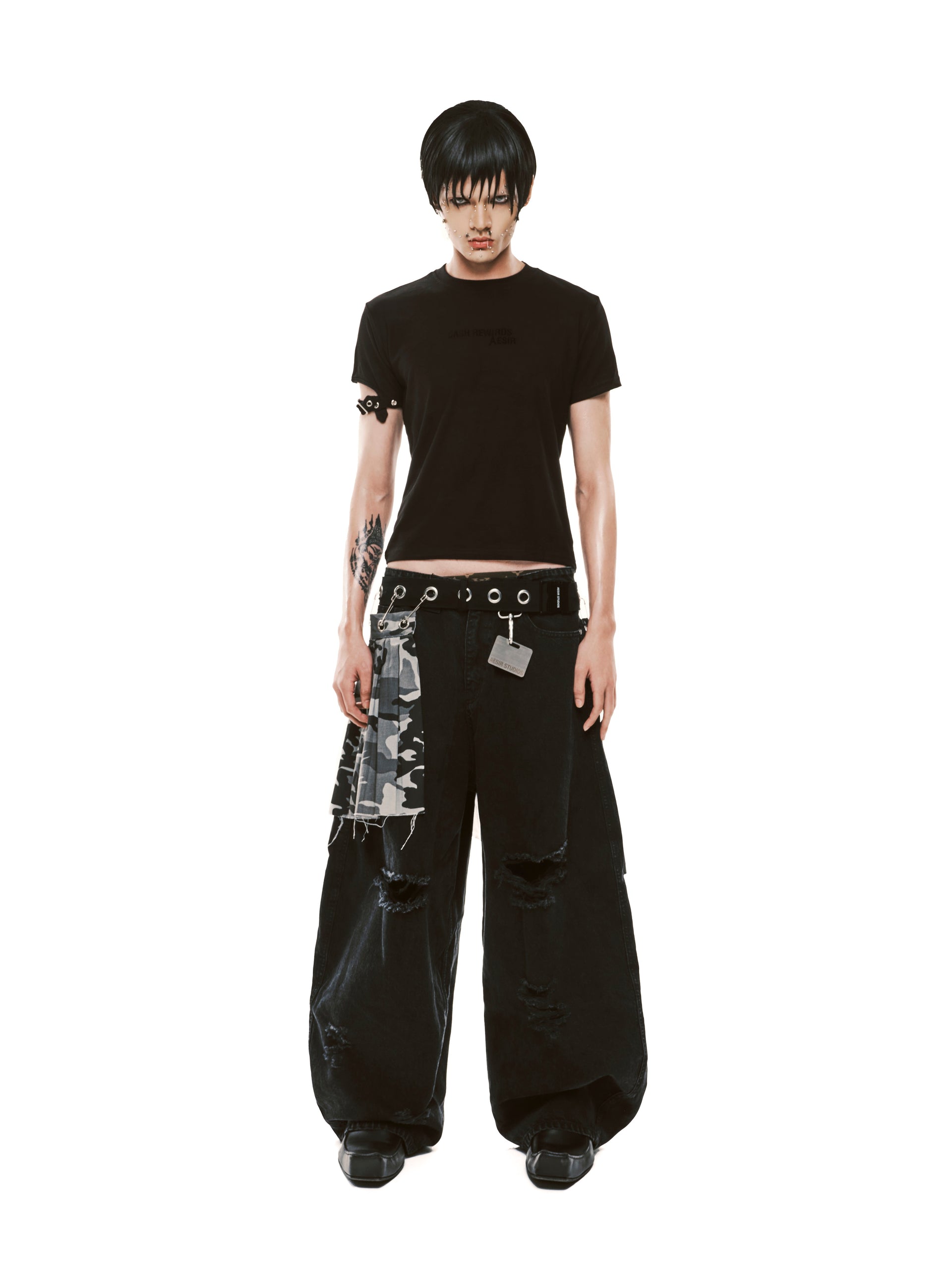 Army Pleated Layer Belt (Camo)