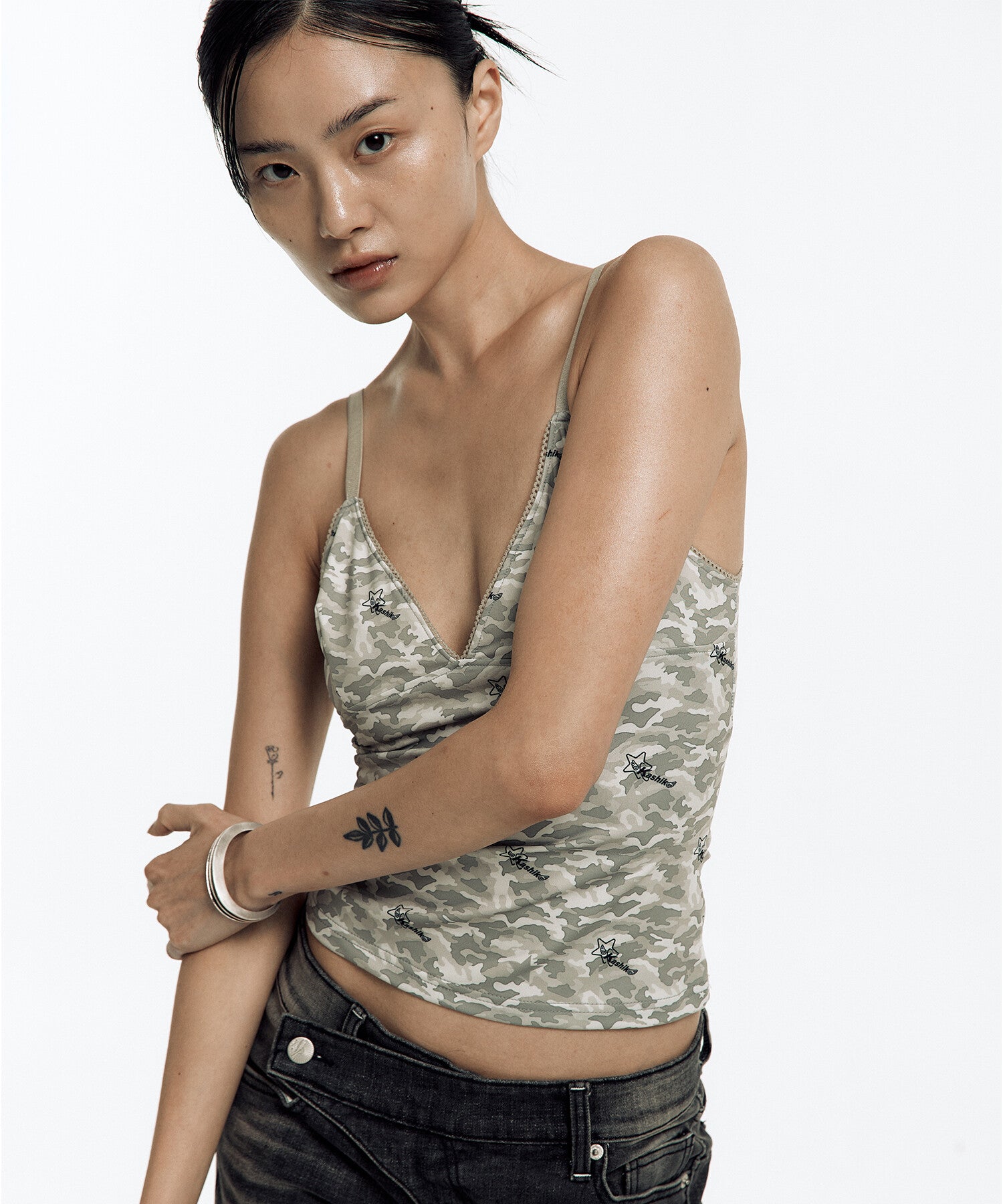Cozy Camisole Top (Warm Camo)