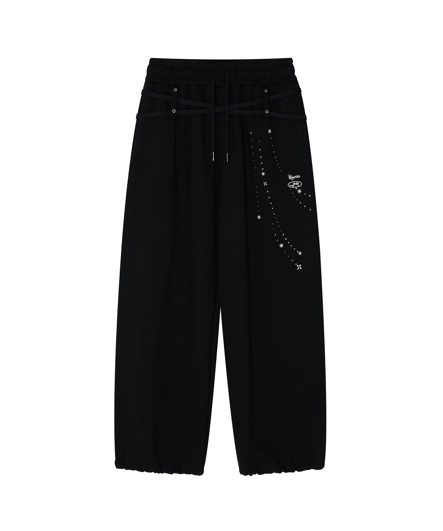 Zenu Belt Sweat Pants (Black)
