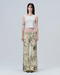 ANIMAL BOOTCUT PANTS