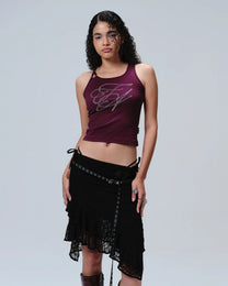 REVEN BLING TANK GRAPE