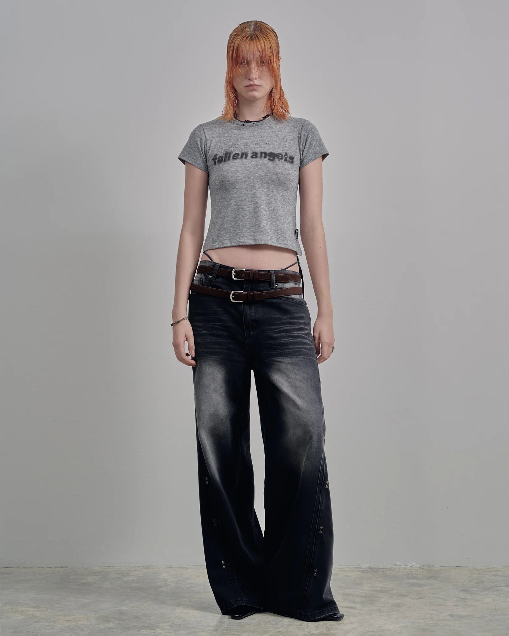 Fail Logo Tee (Grey) Slim