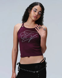 REVEN BLING TANK GRAPE