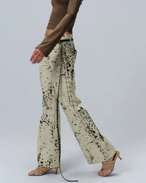 ANIMAL BOOTCUT PANTS