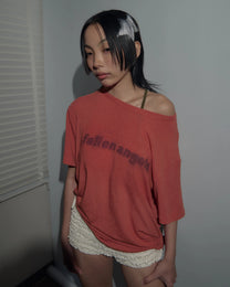 Fail Logo Tee (Brick) Oversize