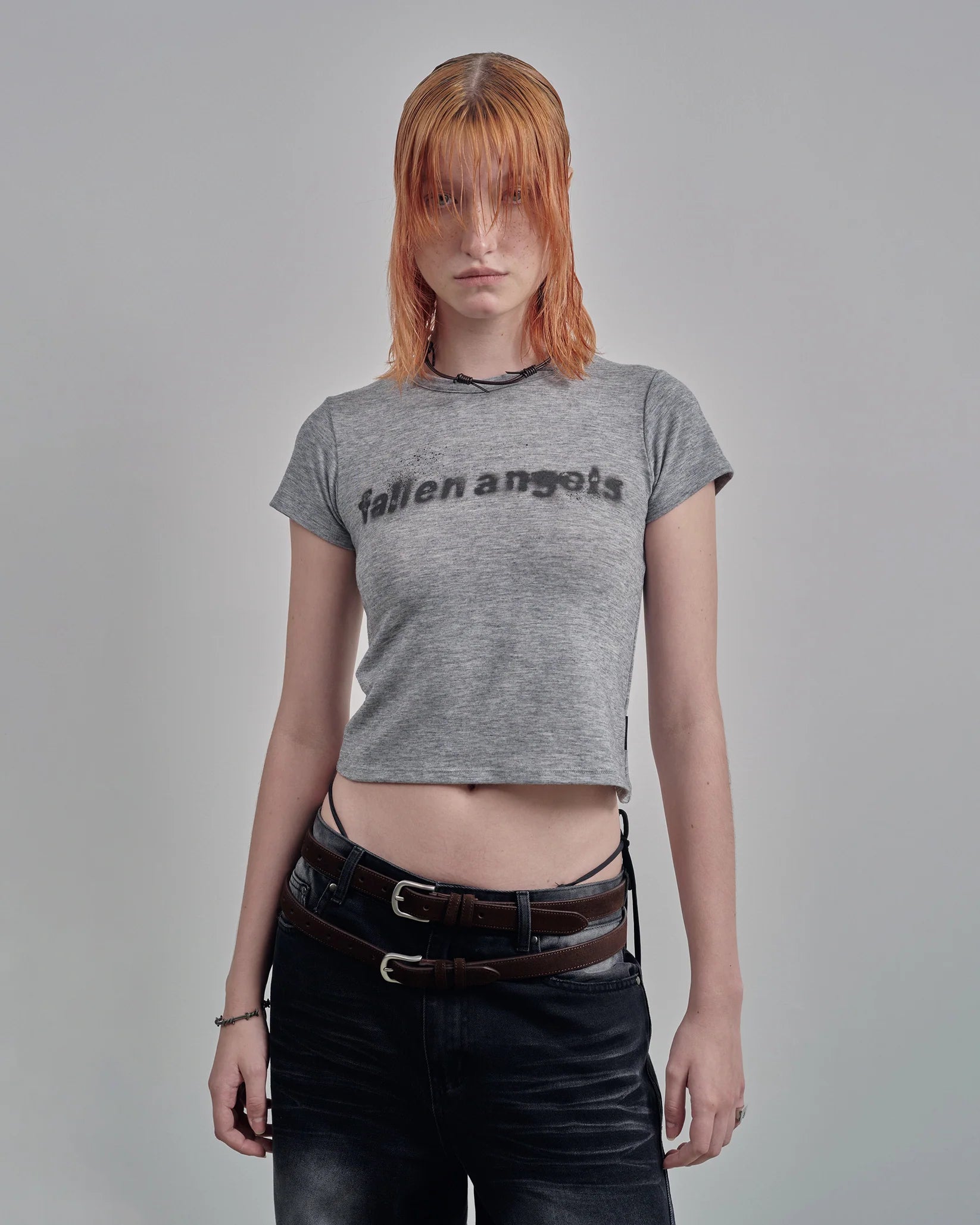 Fail Logo Tee (Grey) Slim