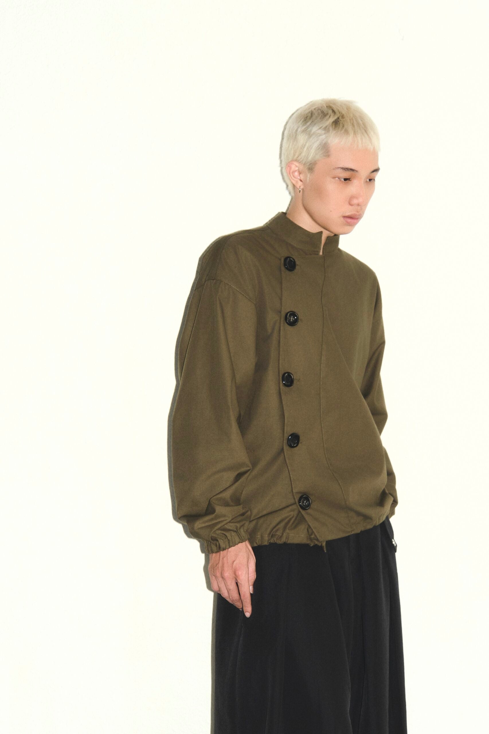 Buttoned Jacket (Olive)
