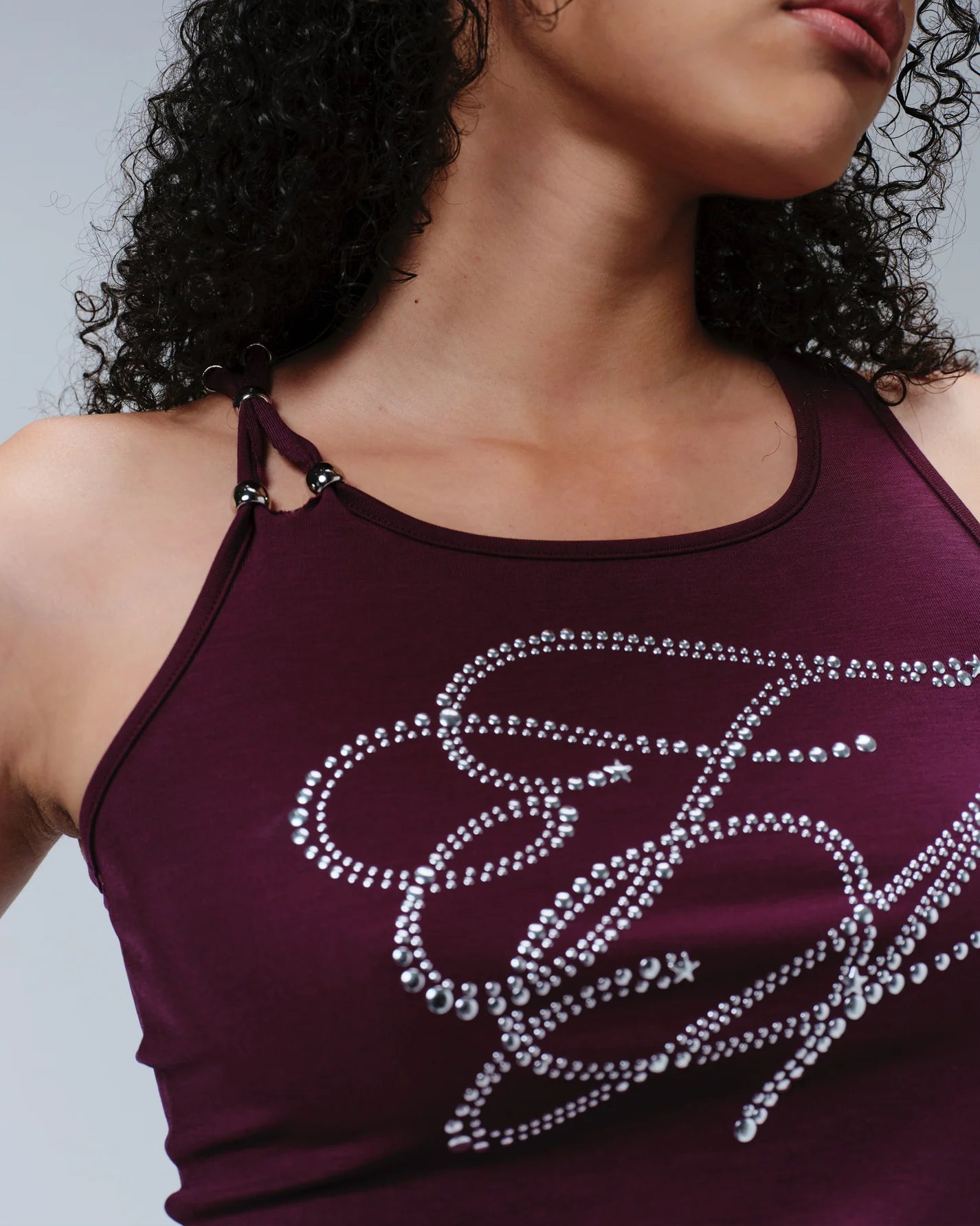 REVEN BLING TANK GRAPE