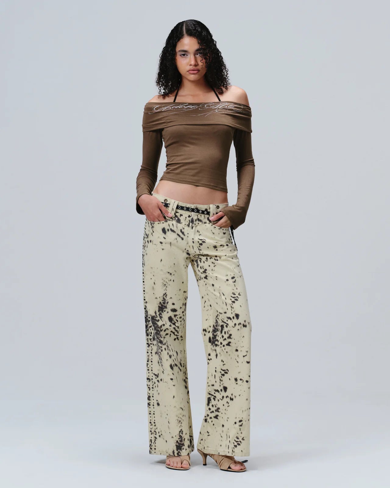 ANIMAL BOOTCUT PANTS