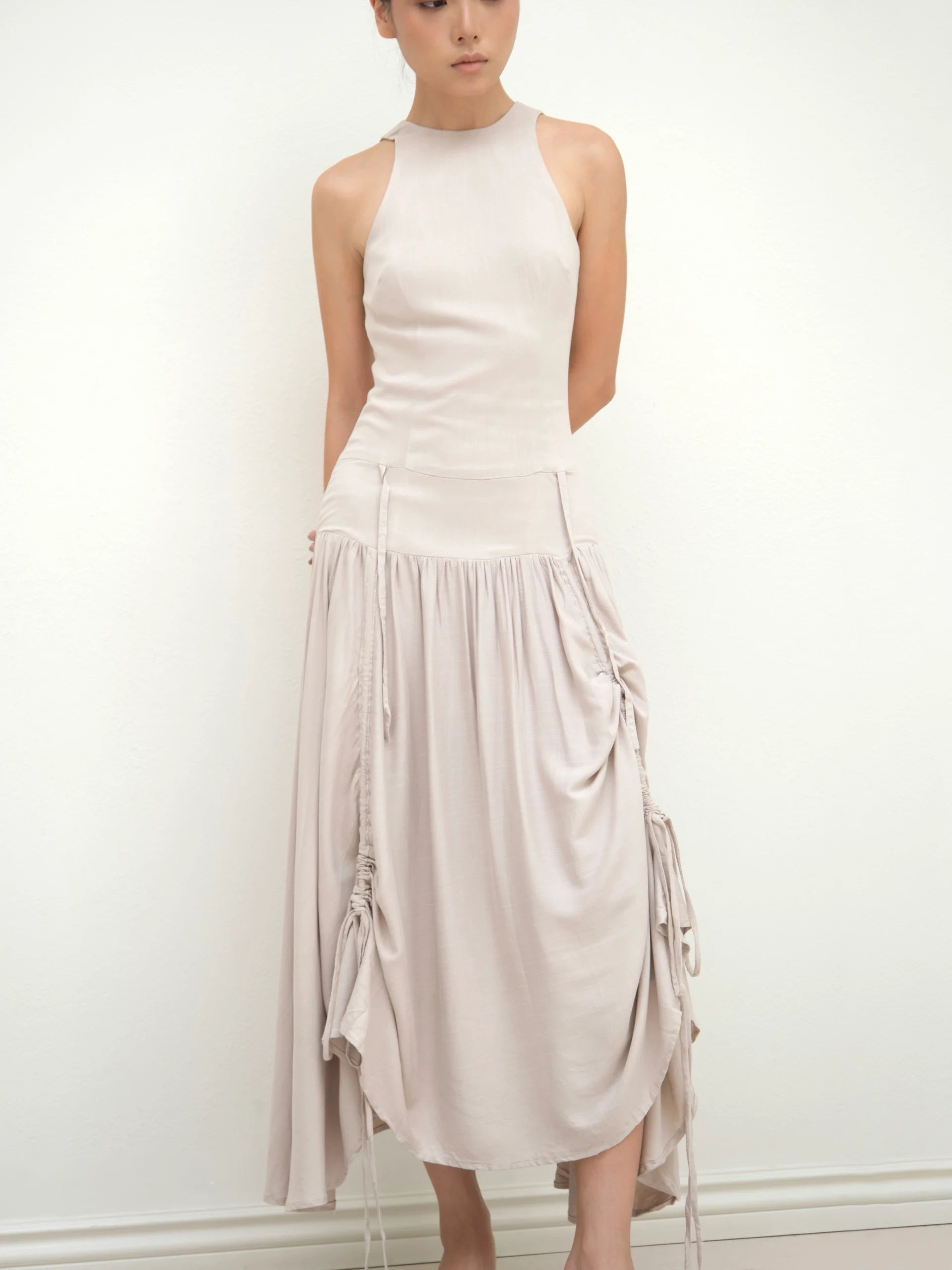 Convertible Dress (Beige)