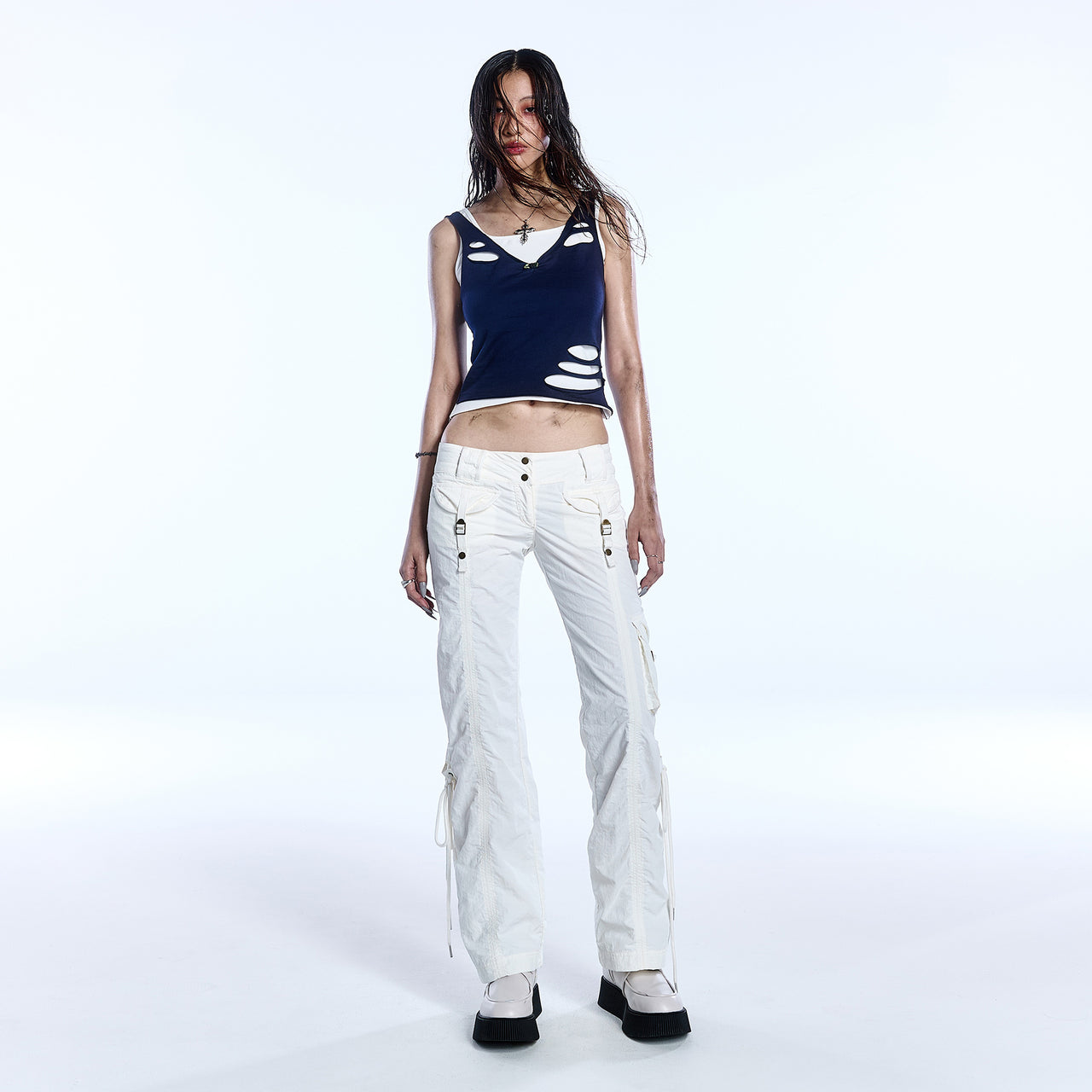 Jolie Pants White