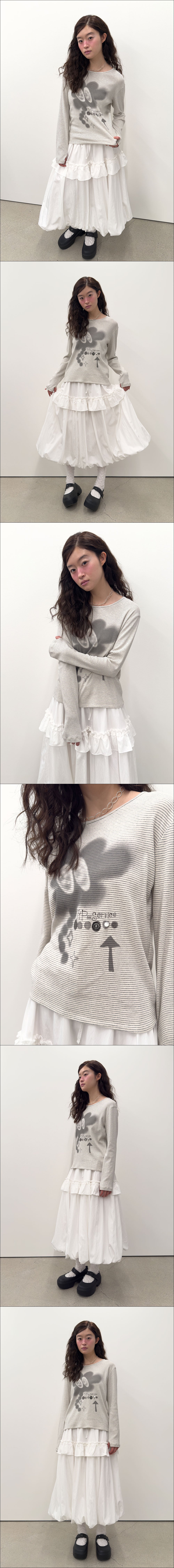 Buttoned Airbrush Top