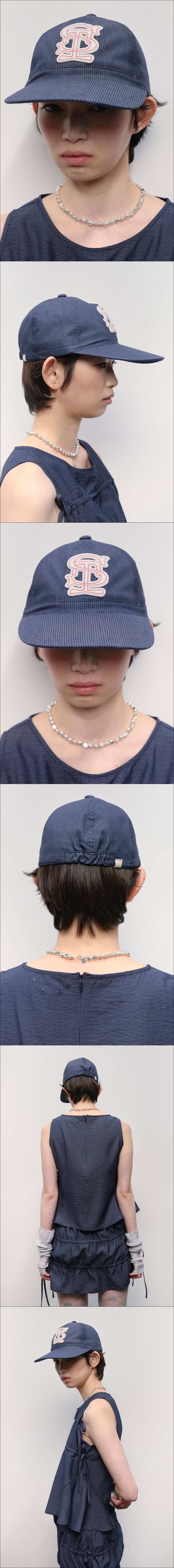 Patched Wide Brim Cap