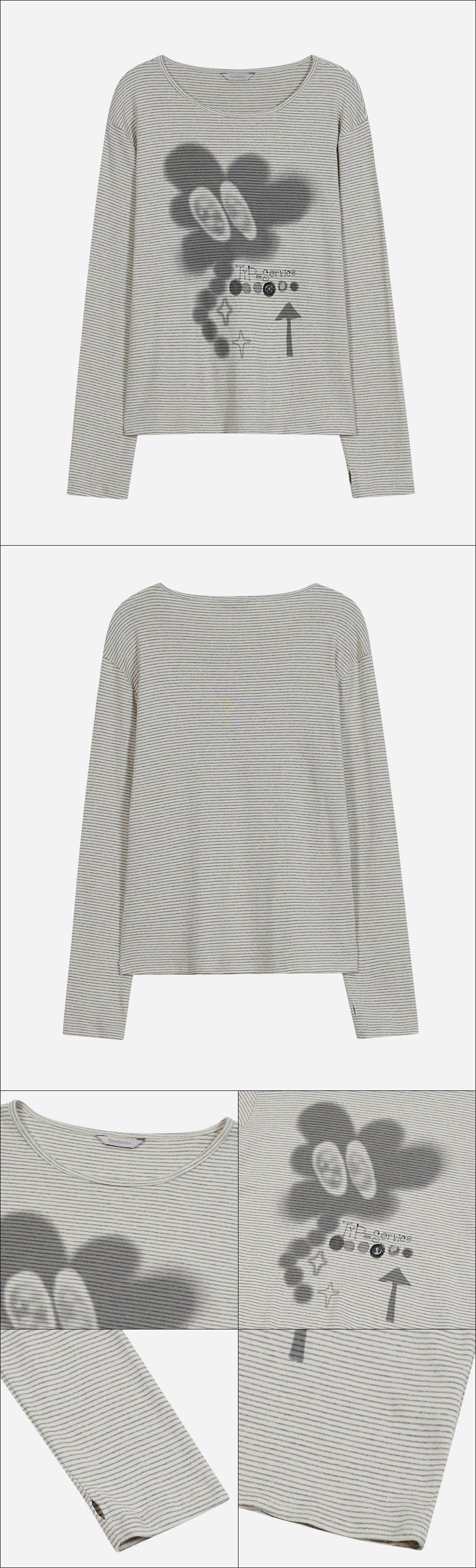 Buttoned Airbrush Top