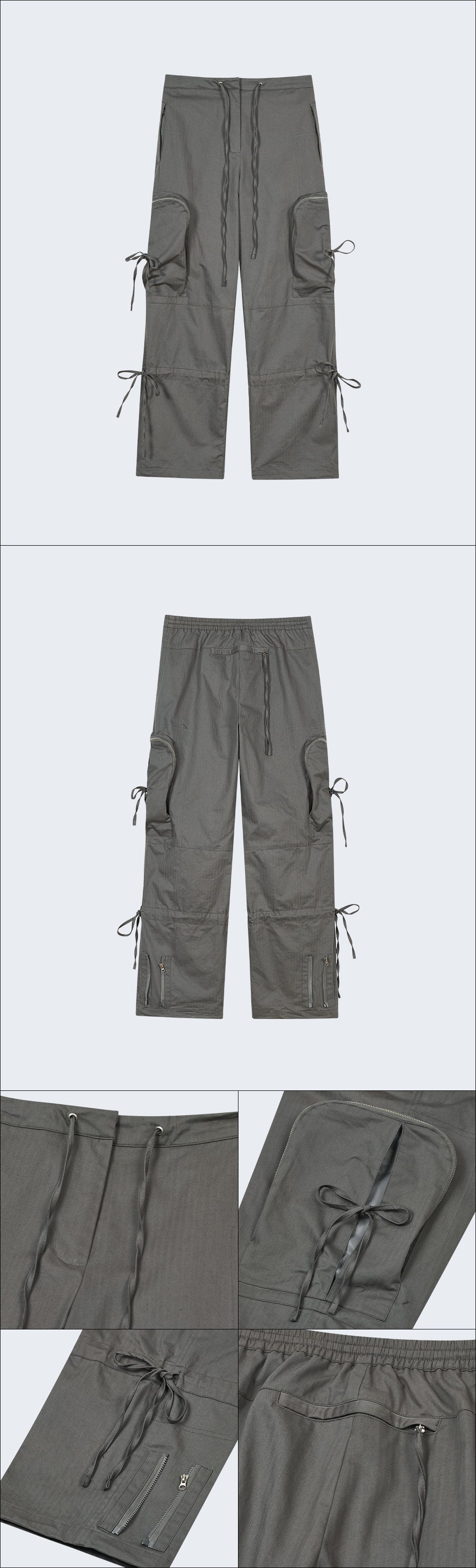 Side Pocket Silhouette Pants