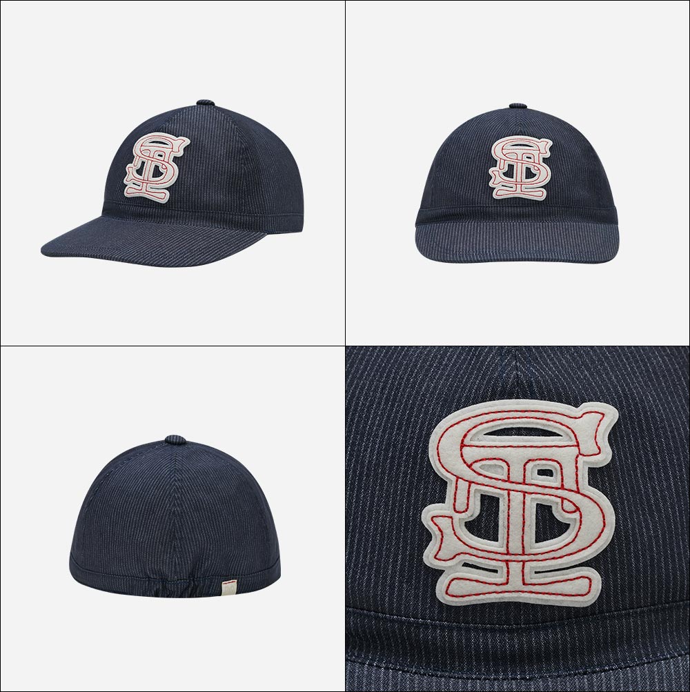 Patched Wide Brim Cap