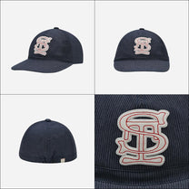Patched Wide Brim Cap
