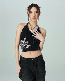 Flora Top (Black)