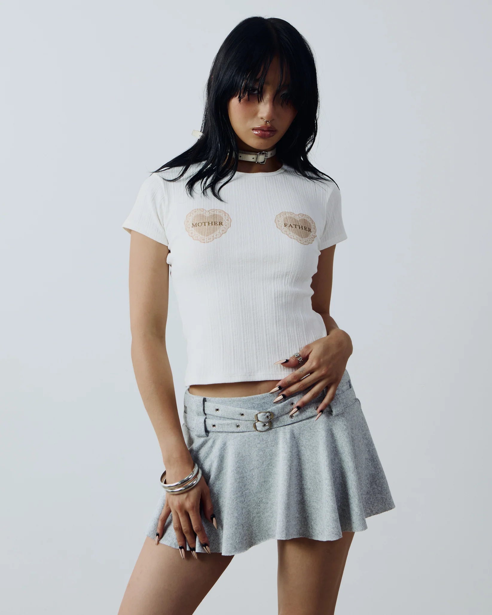 MOTHER FATHER TEE WHITE