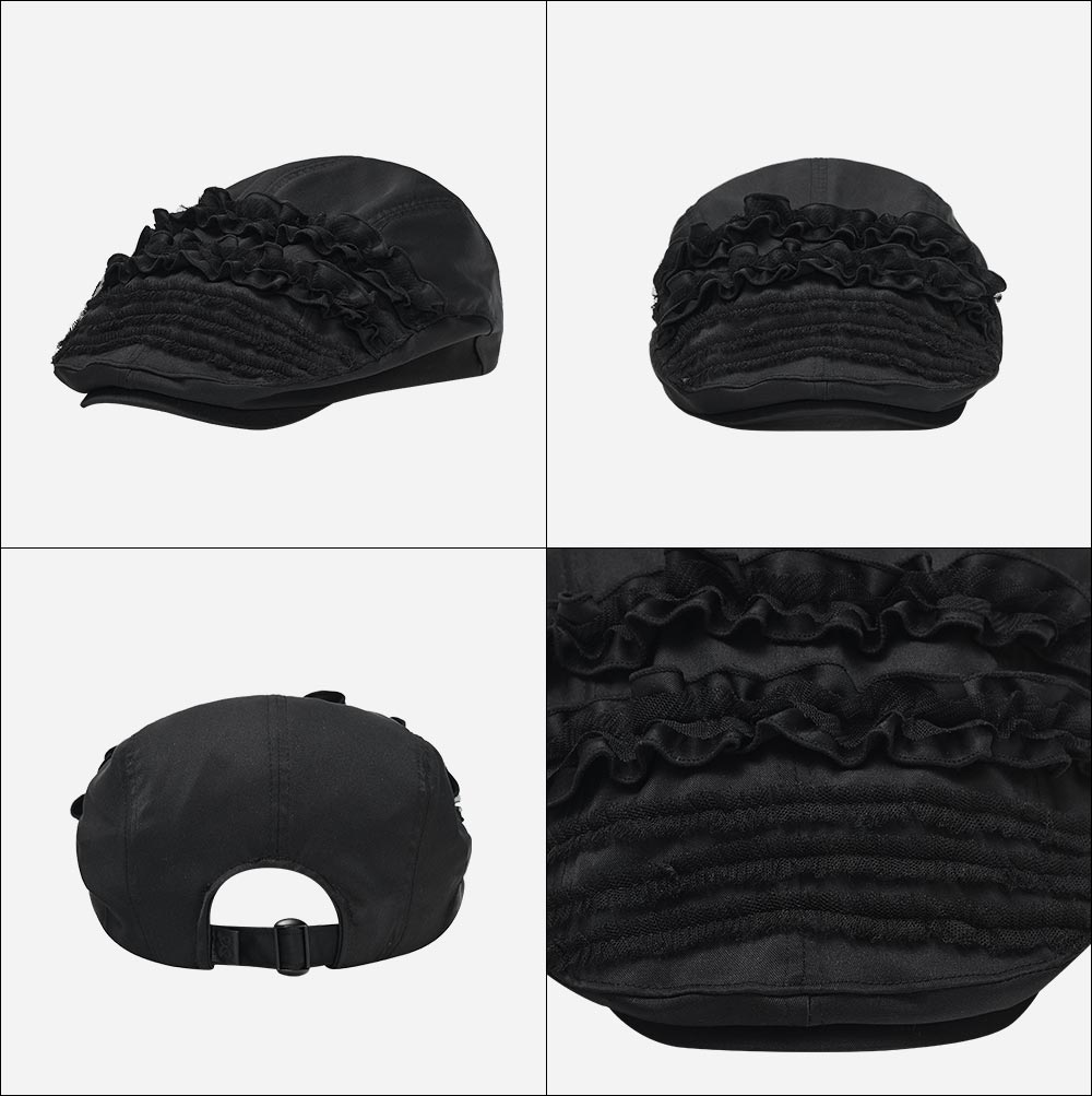 Ruffled Hunting Cap