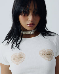 MOTHER FATHER TEE WHITE