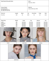 Side Pocket Silhouette Pants