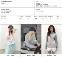 Flower Appliqué Top