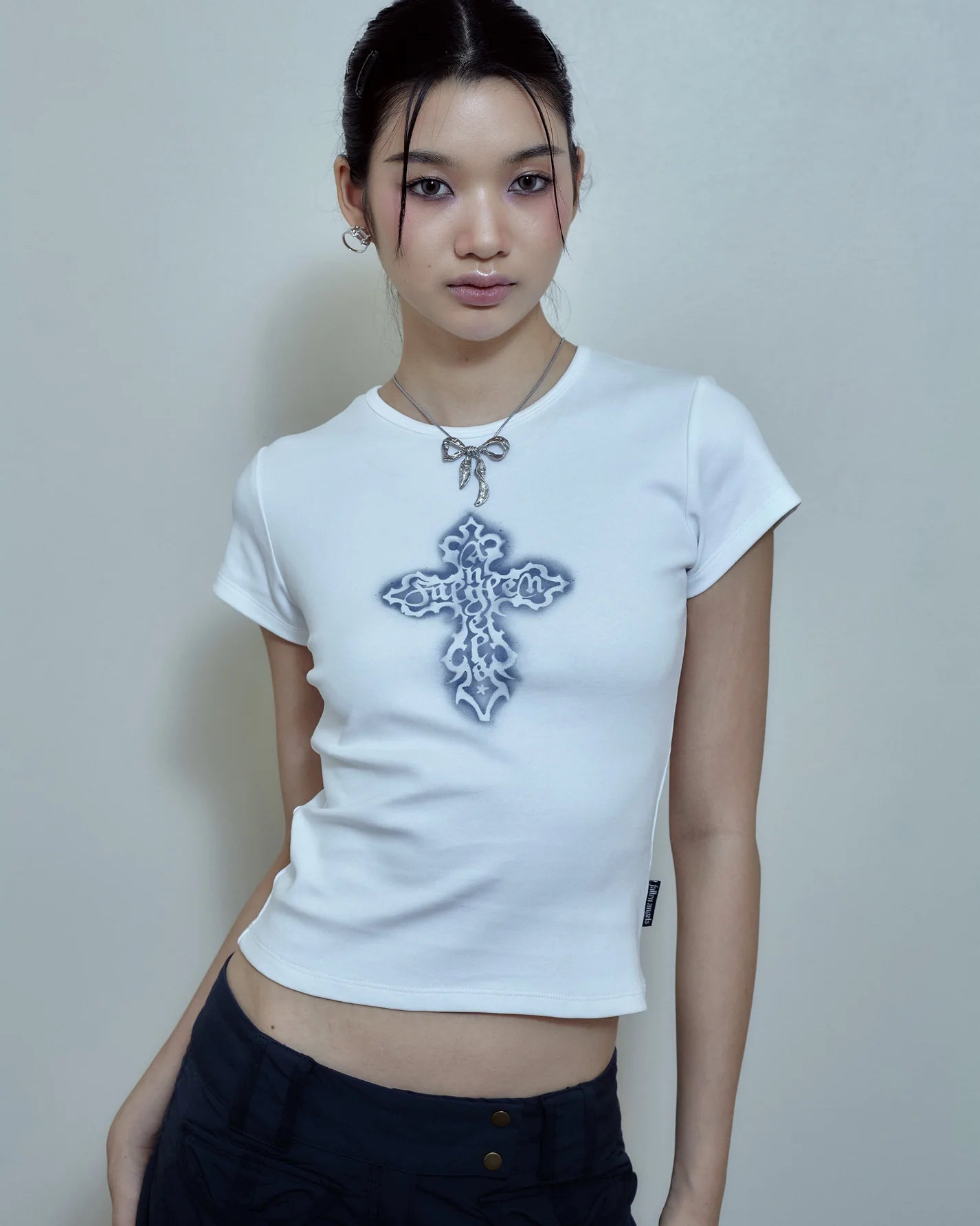 Cross Tee (White)