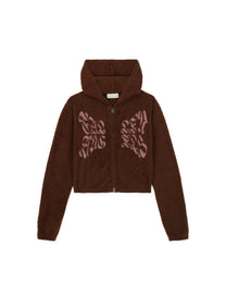 Abba Hoodie Jacket (Brown)