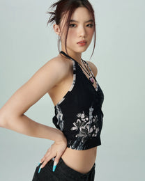 Flora Top (Black)