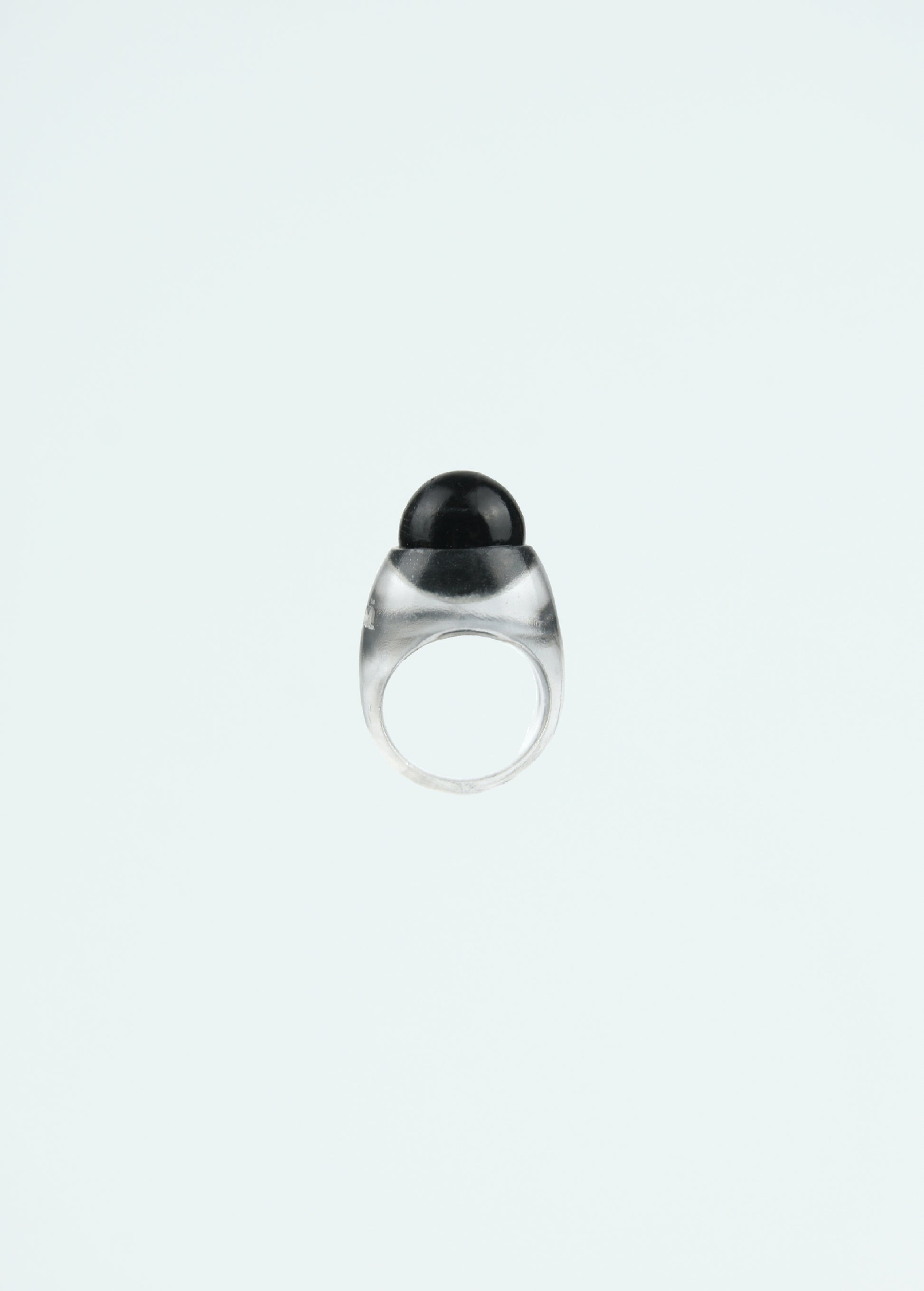 Black Frog Eye Ring