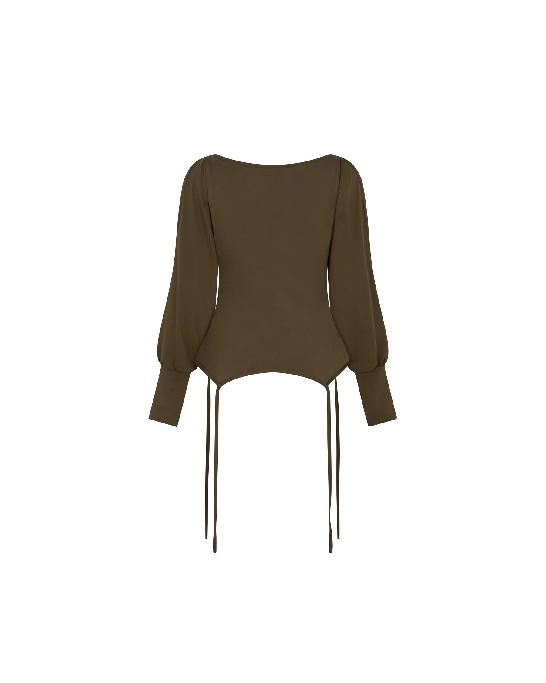 Garter Long Sleeve (Olive Brown)