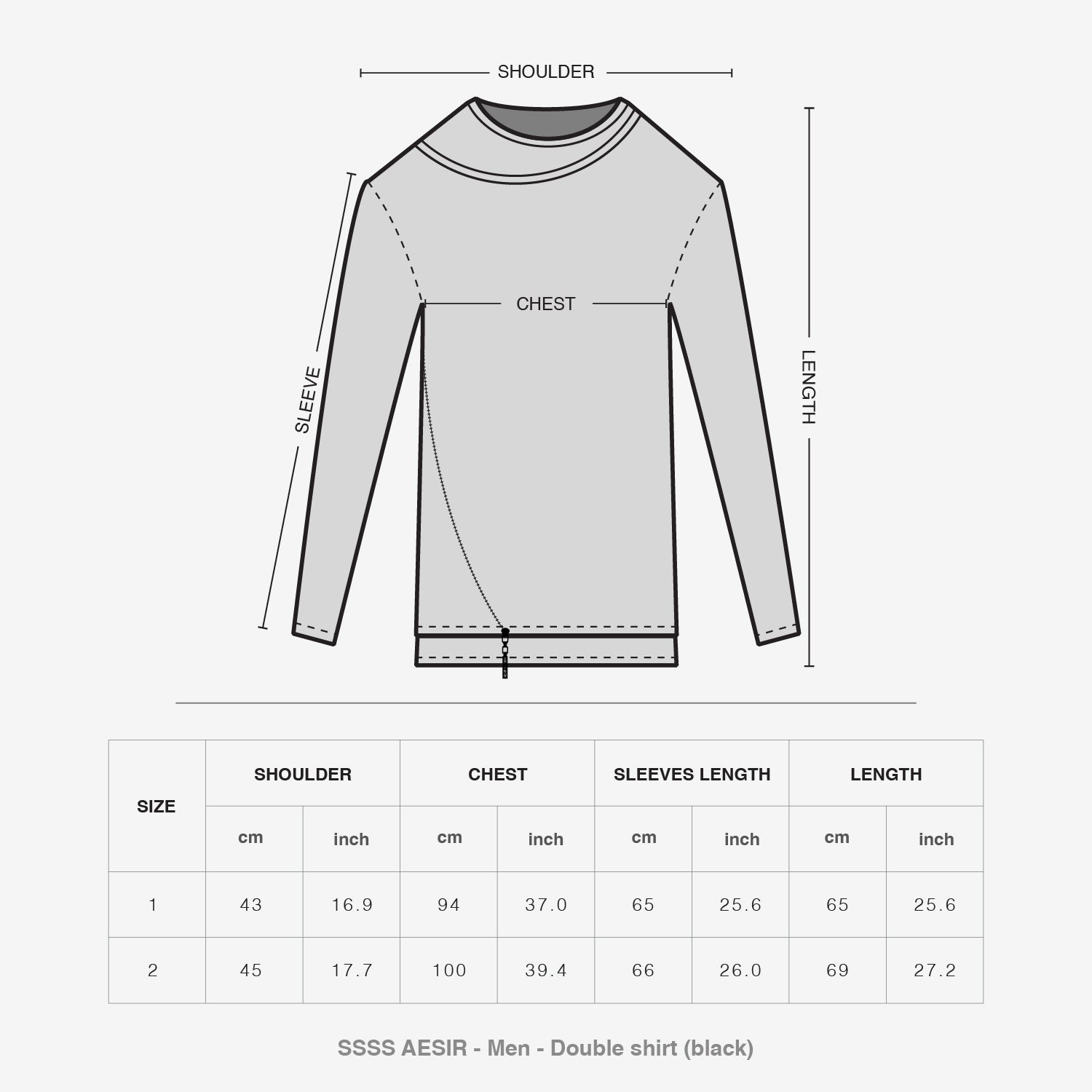Double Shirt (Black)