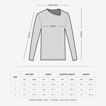 Triangle Neck Shirt (Black)