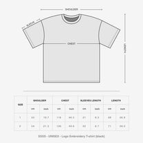 Logo Embroidery T-Shirt (Black)