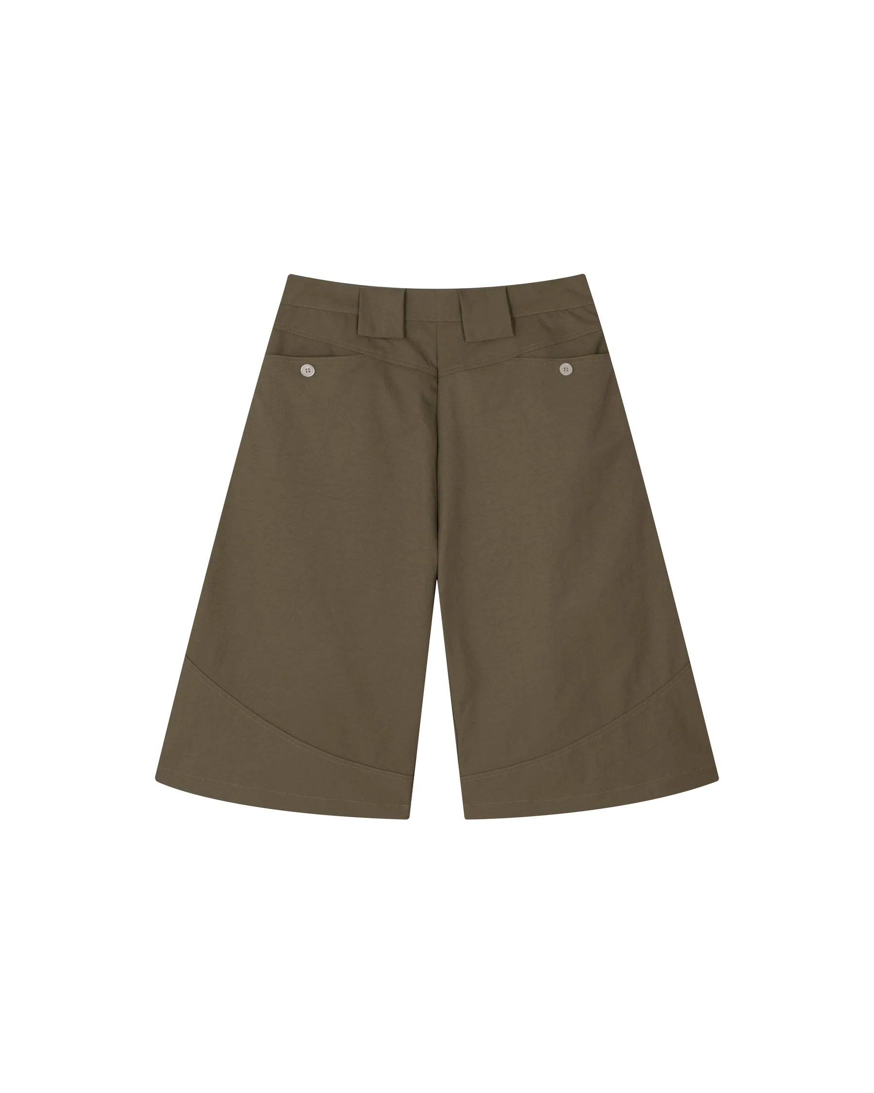 Button Shorts (Brown)