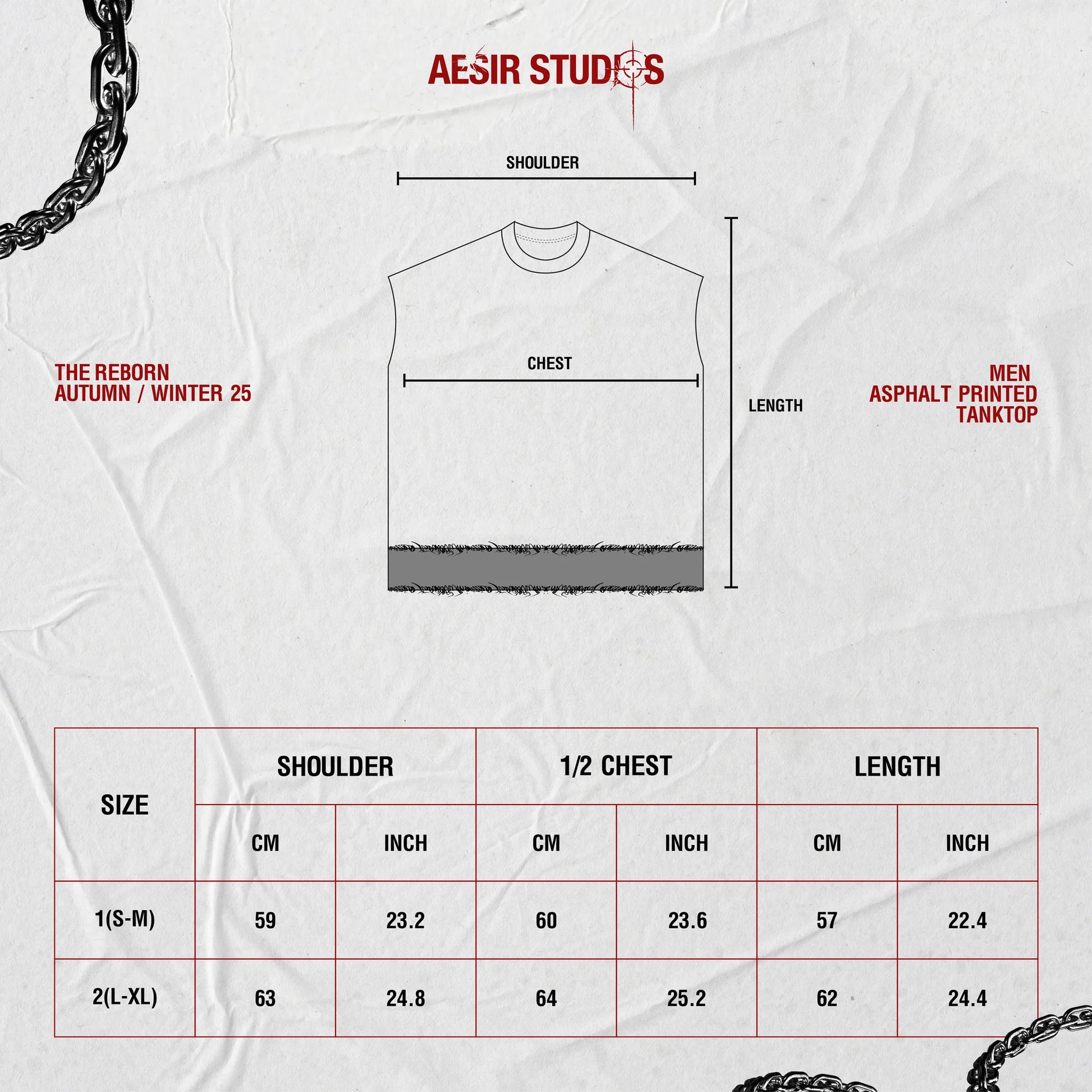 Asphalt - Printed Tanktop