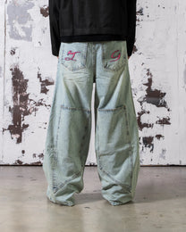 Calf Denim Blue
