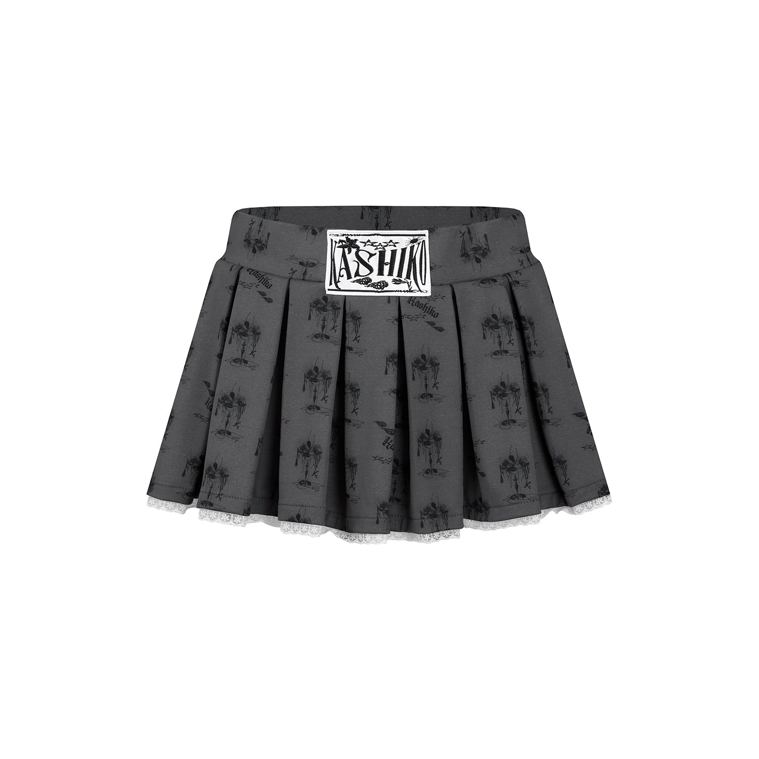 Jewel Cocktail Pleats Skirt Pants