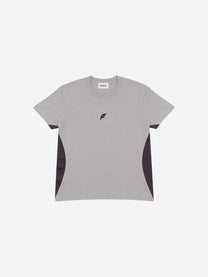 Light Gray Paneled T-Shirt