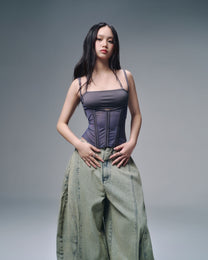Melios Mesh Top (Dark Blue)