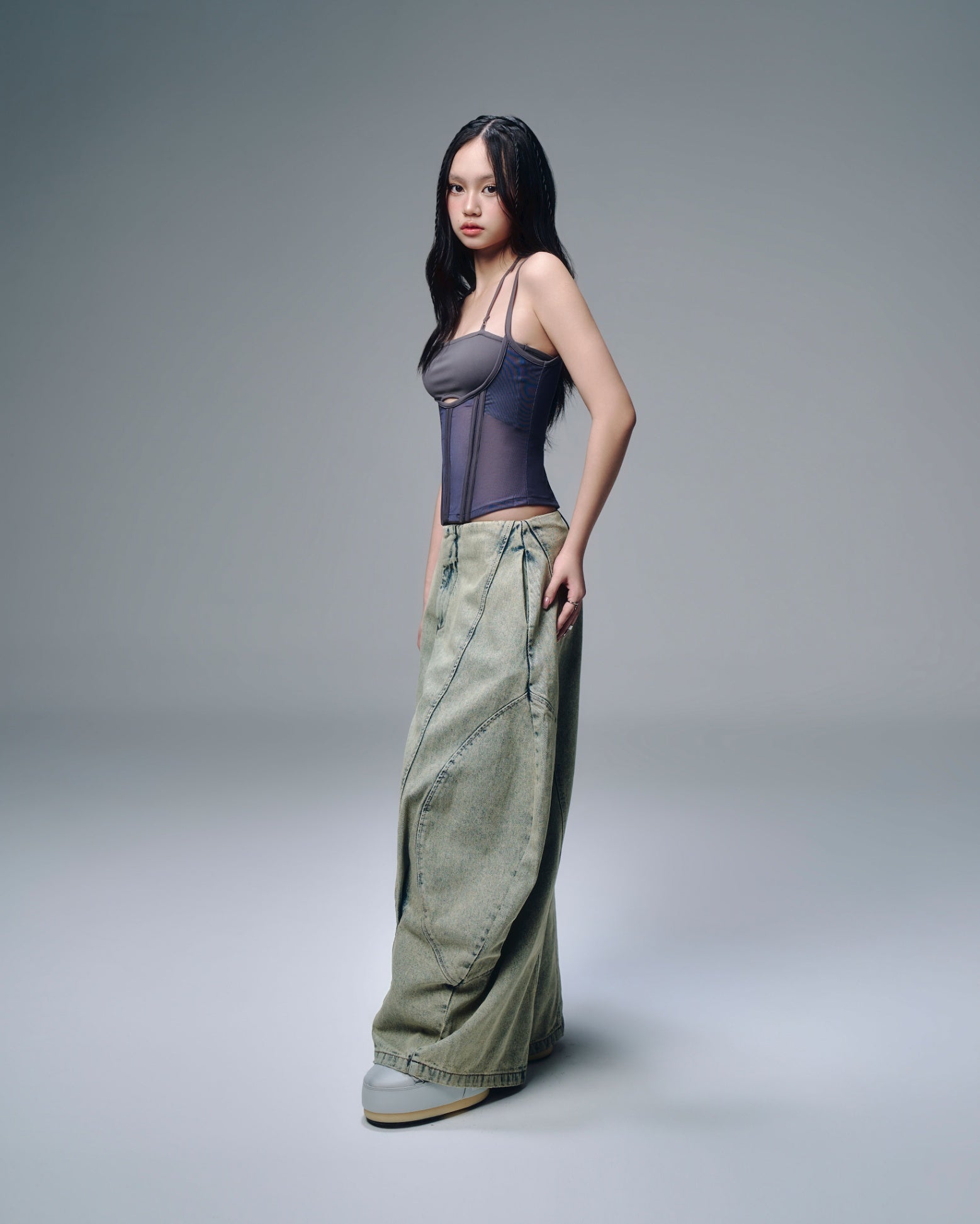 Melios Mesh Top (Dark Blue)