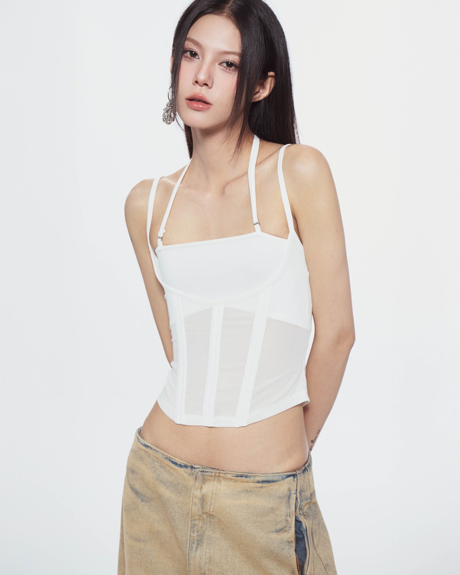 Melios Mesh Top (White)