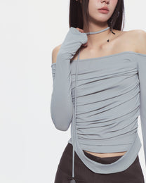 Melvin Long Sleeve Top (Blue)