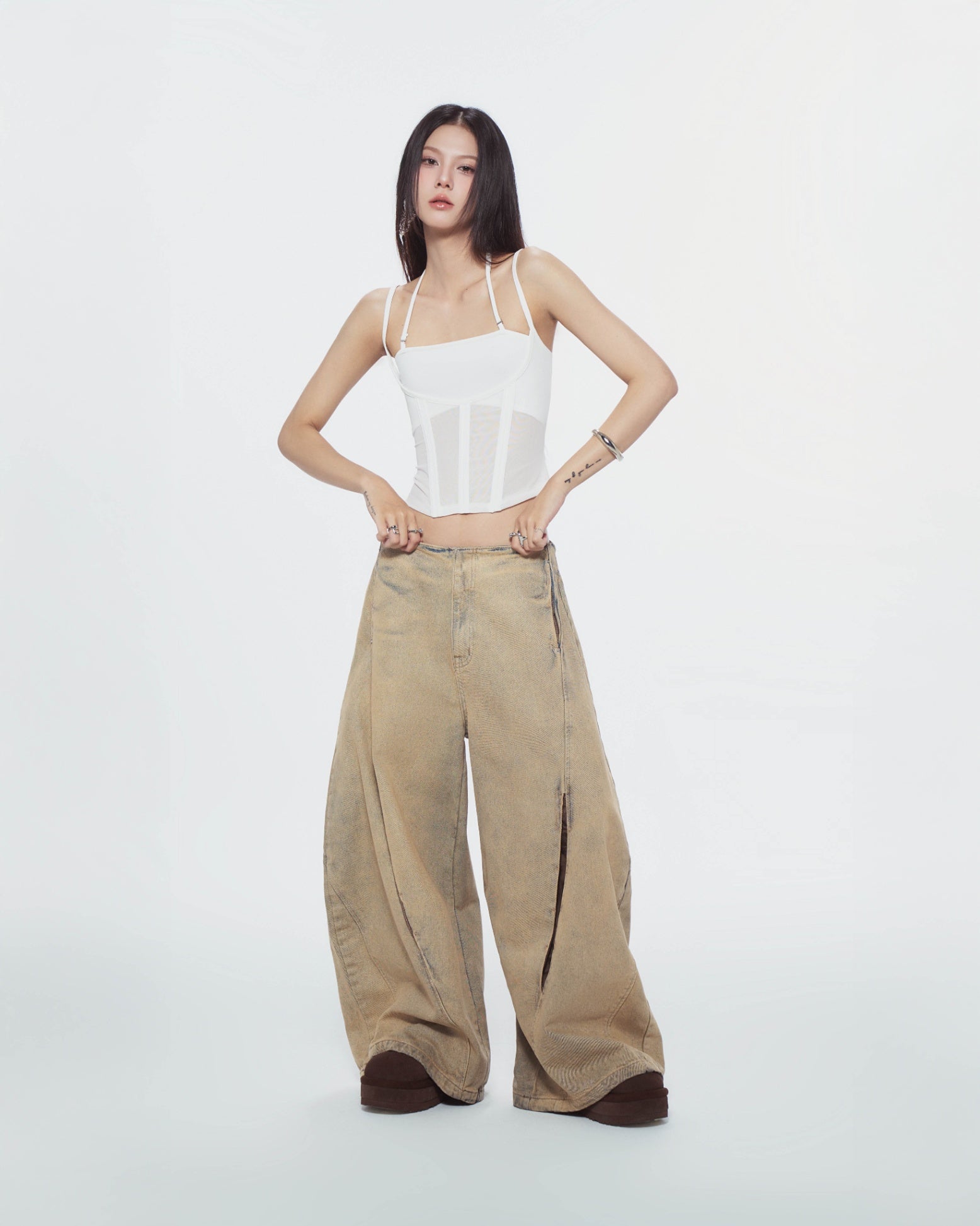 Melios Mesh Top (White)