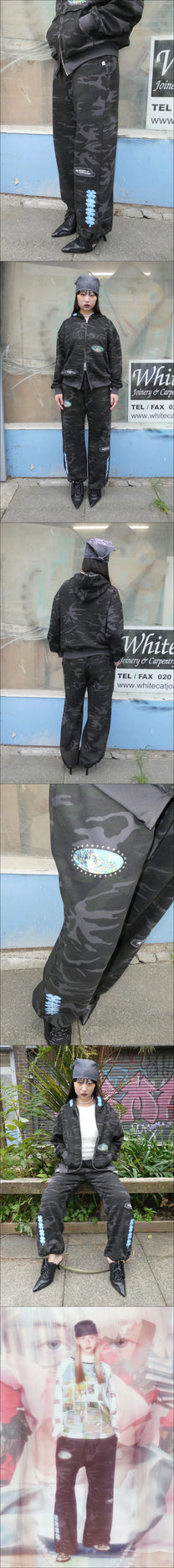 HIROMI x TSW Camo Sweatpants [Charcoal]