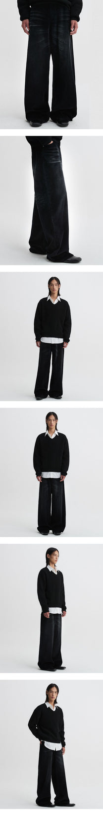Legacy Corduroy Wide Pants (Black)