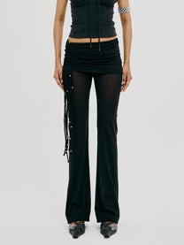 Mesh Whip Pants (Black)